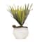 Hello Honey® 5" Distressed Cream Fluted Texture Terra Cotta Planter